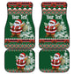 Personalized Afro Kenya Christmas Car Mats African Santa -  Folk Pattern