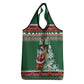 Personalized Afro Kenya Christmas Grocery Bag African Santa -  Folk Pattern