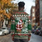 Personalized Afro Kenya Christmas Long Sleeve Shirt African Santa -  Folk Pattern
