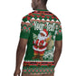 Personalized Afro Kenya Christmas Rugby Jersey African Santa -  Folk Pattern