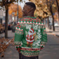 Personalized Afro Kenya Christmas Sweatshirt African Santa -  Folk Pattern
