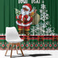 Personalized Afro Kenya Christmas Window Curtain African Santa -  Folk Pattern