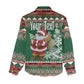 Personalized Afro Kenya Christmas Women Casual Shirt African Santa - Folk Pattern LT18