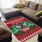 Afro Kenya Christmas Area Rug Head Lion - Heri ya Krismasi