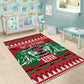 Afro Kenya Christmas Area Rug Head Lion - Heri ya Krismasi