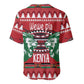Afro Kenya Christmas Baseball Jersey Head Lion - Heri ya Krismasi