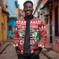 Afro Kenya Christmas Bomber Jacket Head Lion - Heri ya Krismasi