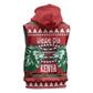 Afro Kenya Christmas Sleeveless Hoodie Head Lion - Heri ya Krismasi - African Pride