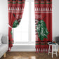 Afro Kenya Christmas Window Curtain Head Lion - Heri ya Krismasi