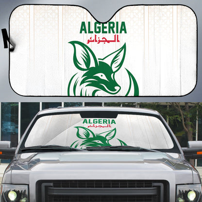 World Football 2026 Algeria Auto Sun Shade Les Fennecs Desert Fox Pride