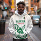 Custom World Football 2026 Algeria Hoodie Les Fennecs Desert Fox Pride