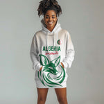 Custom World Football 2026 Algeria Hoodie Dress Les Fennecs Desert Fox Pride