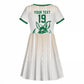 Custom World Football 2026 Algeria Kid Short Sleeve Dress Les Fennecs Desert Fox Pride