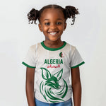 Custom World Football 2026 Algeria Kid T shirt Les Fennecs Desert Fox Pride