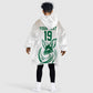 Custom World Football 2026 Algeria Kid Wearable Blanket Hoodie Les Fennecs Desert Fox Pride