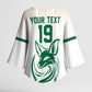 Custom World Football 2026 Algeria Kimono Sleeve Blouse Les Fennecs Desert Fox Pride