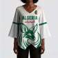 Custom World Football 2026 Algeria Kimono Sleeve Blouse Les Fennecs Desert Fox Pride