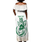 Custom World Football 2026 Algeria Off Shoulder Maxi Dress Les Fennecs Desert Fox Pride