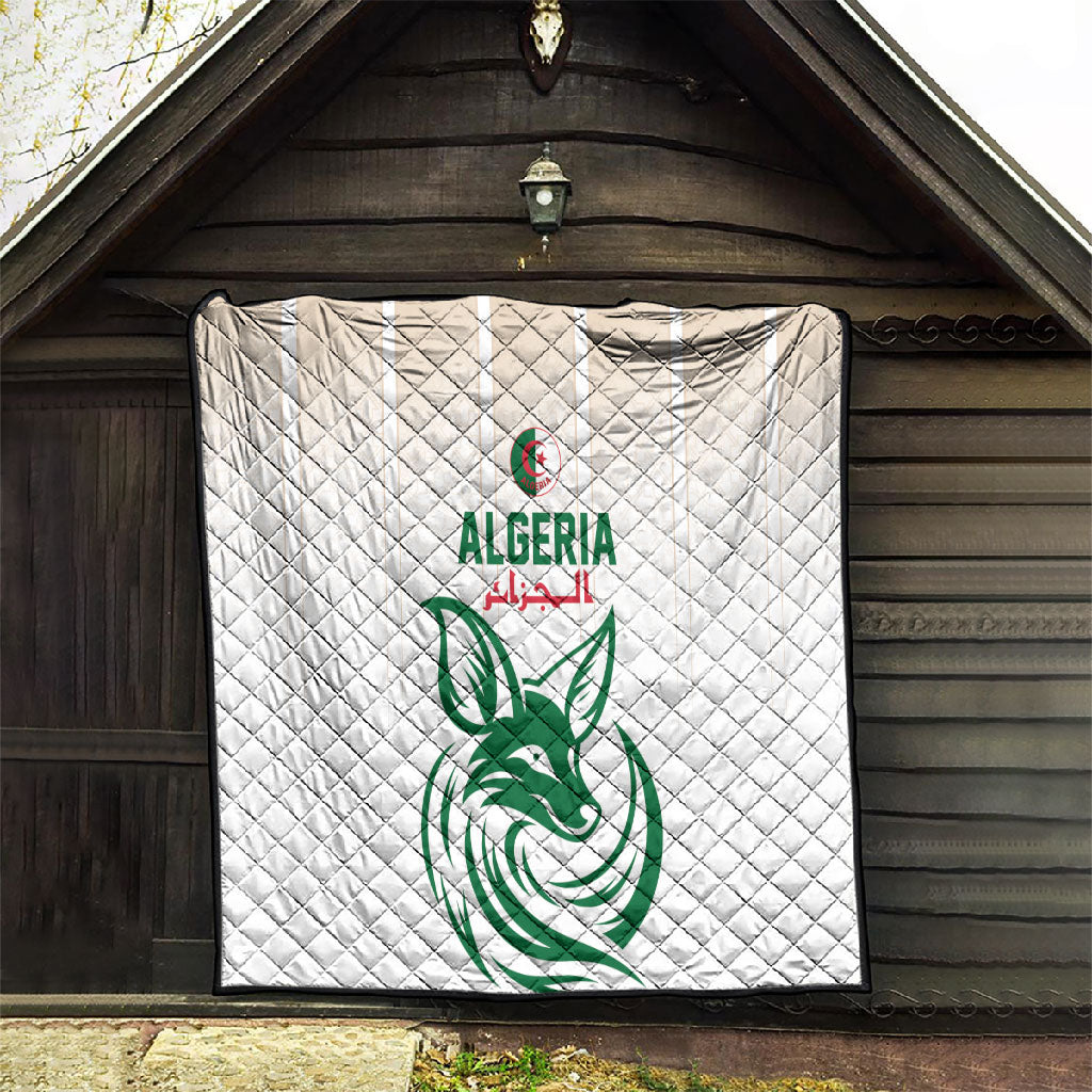 World Football 2026 Algeria Quilt Les Fennecs Desert Fox Pride