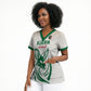 Custom World Football 2026 Algeria Scrub Top Les Fennecs Desert Fox Pride