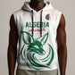 Custom World Football 2026 Algeria Sleeveless Hoodie Les Fennecs Desert Fox Pride