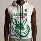 Custom World Football 2026 Algeria Sleeveless Zip Hoodie Les Fennecs Desert Fox Pride
