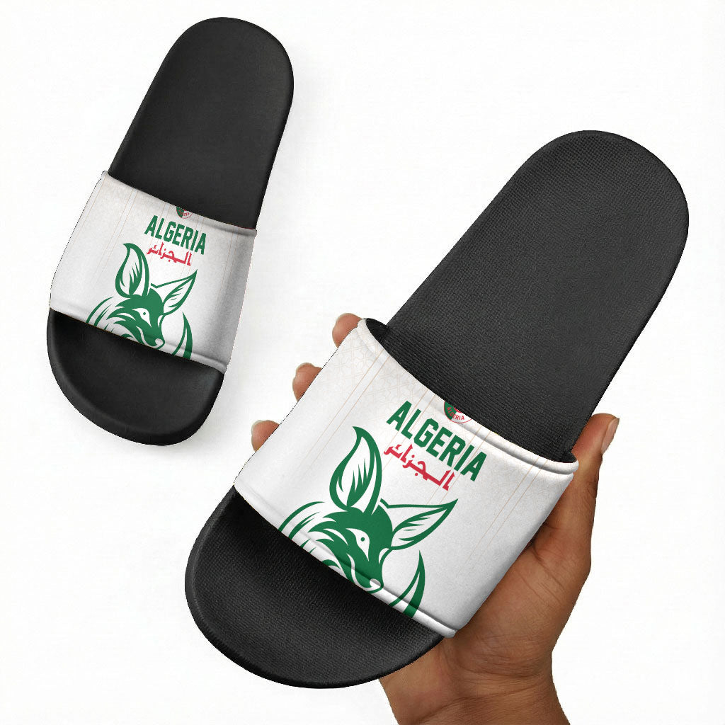 World Football 2026 Algeria Slide Sandals Les Fennecs Desert Fox Pride