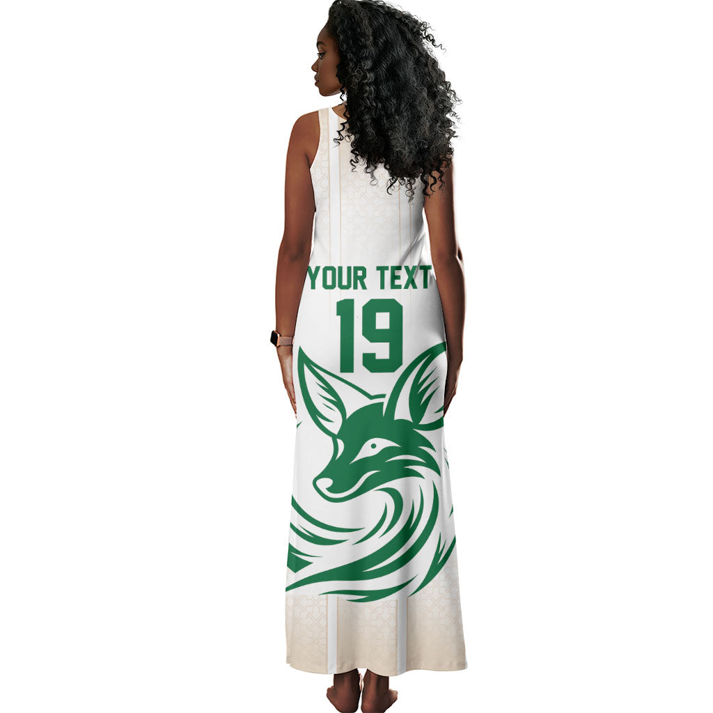 Custom World Football 2026 Algeria Tank Maxi Dress Les Fennecs Desert Fox Pride
