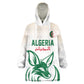 Custom World Football 2026 Algeria Wearable Blanket Hoodie Les Fennecs Desert Fox Pride