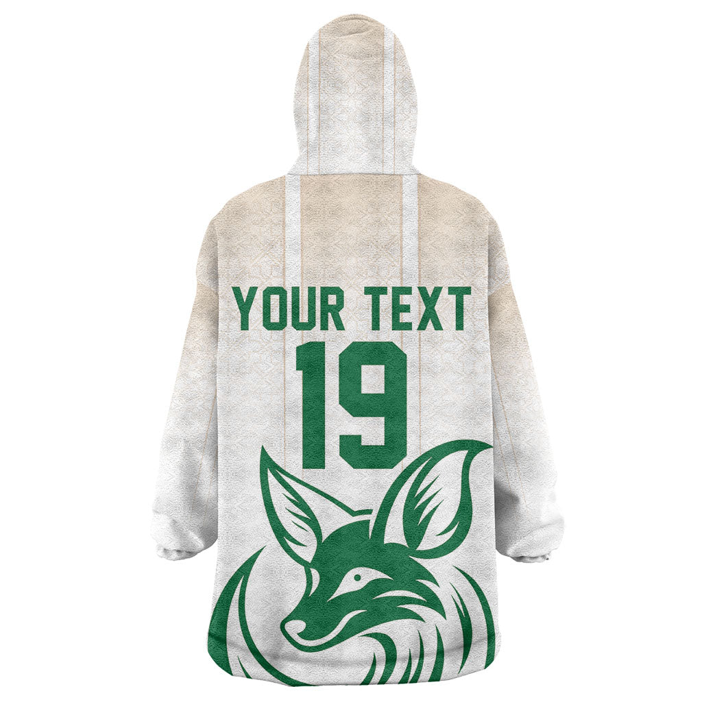Custom World Football 2026 Algeria Wearable Blanket Hoodie Les Fennecs Desert Fox Pride