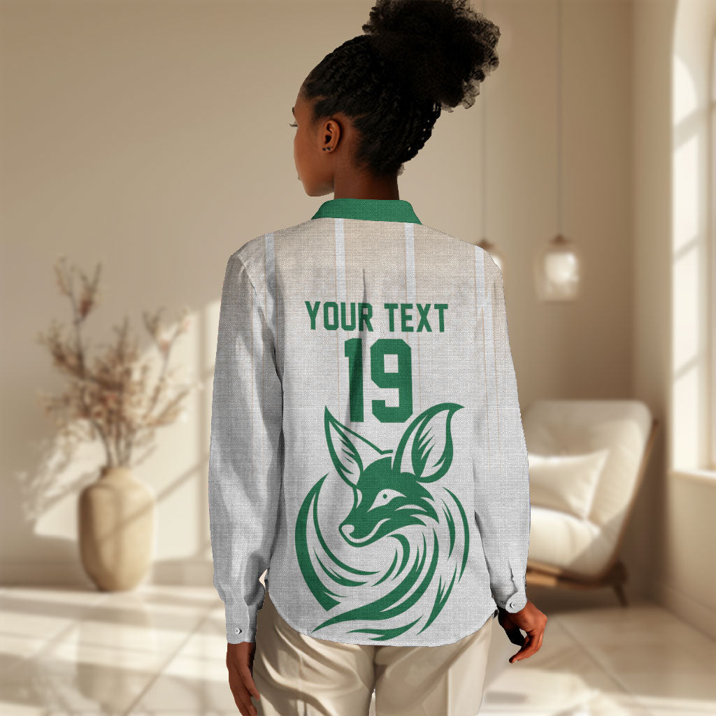 Custom World Football 2026 Algeria Women Casual Shirt Les Fennecs Desert Fox Pride