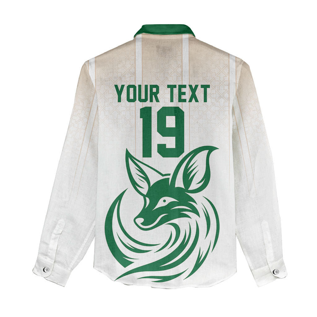 Custom World Football 2026 Algeria Women Casual Shirt Les Fennecs Desert Fox Pride