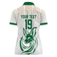 Custom World Football 2026 Algeria Women Polo Shirt Les Fennecs Desert Fox Pride