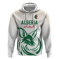 Custom World Football 2026 Algeria Zip Hoodie Les Fennecs Desert Fox Pride