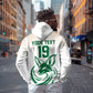 Custom World Football 2026 Algeria Zip Hoodie Les Fennecs Desert Fox Pride