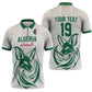 Custom World Football 2026 Algeria Zipper Polo Shirt Les Fennecs Desert Fox Pride