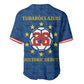 Cabo Verde Tubaroes Azuis Historic Debut 2026 Baseball Jersey Cape Verde Past and Present Flag Motif