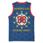Cabo Verde Tubaroes Azuis Historic Debut 2026 Basketball Jersey Cape Verde Past and Present Flag Motif