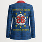 Cabo Verde Tubaroes Azuis Historic Debut 2026 Blazer Cape Verde Past and Present Flag Motif