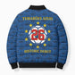 Cabo Verde Tubaroes Azuis Historic Debut 2026 Bomber Puffer Jacket Cape Verde Past and Present Flag Motif