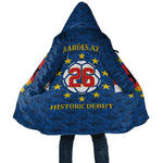 Cabo Verde Tubaroes Azuis Historic Debut 2026 Cloak Cape Verde Past and Present Flag Motif