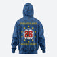 Cabo Verde Tubaroes Azuis Historic Debut 2026 Hoodie Cape Verde Past and Present Flag Motif