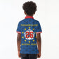Cabo Verde Tubaroes Azuis Historic Debut 2026 Kid Polo Shirt Cape Verde Past and Present Flag Motif