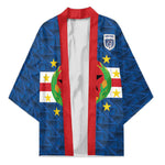 Cabo Verde Tubaroes Azuis Historic Debut 2026 Kimono Cape Verde Past and Present Flag Motif
