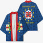 Cabo Verde Tubaroes Azuis Historic Debut 2026 Kimono Cape Verde Past and Present Flag Motif
