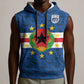 Cabo Verde Tubaroes Azuis Historic Debut 2026 Sleeveless Hoodie Cape Verde Past and Present Flag Motif