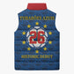 Cabo Verde Tubaroes Azuis Historic Debut 2026 Sleeveless Puffer Jacket Cape Verde Past and Present Flag Motif