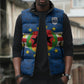 Cabo Verde Tubaroes Azuis Historic Debut 2026 Sleeveless Puffer Jacket Cape Verde Past and Present Flag Motif