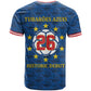 Cabo Verde Tubaroes Azuis Historic Debut 2026 T shirt Cape Verde Past and Present Flag Motif