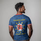 Cabo Verde Tubaroes Azuis Historic Debut 2026 T shirt Cape Verde Past and Present Flag Motif